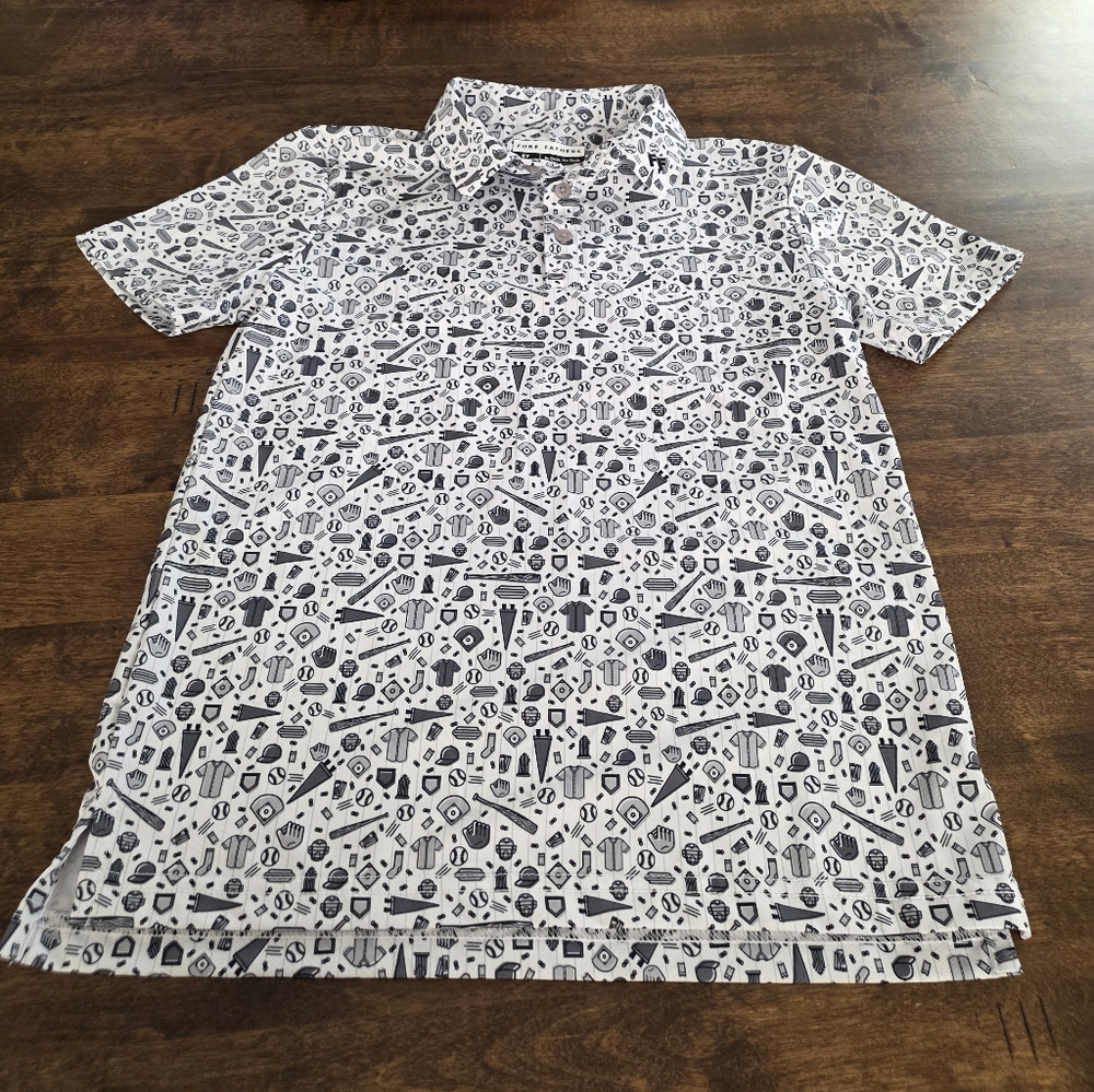 Fore Fathers Boys Home Tun Harmony Polo Golf Shirt 8
